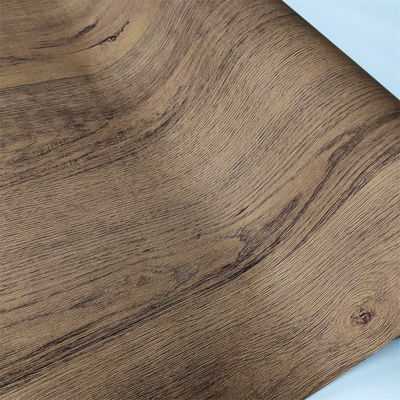 Textured Wood Grain Effective Lamination PVC Film Roll voor meubeldekoratie