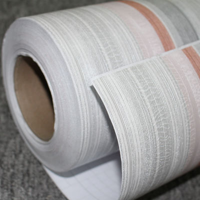 0.1mm-0.15mm PVC vrij schil en plak behang hoogglanzend zacht aanraken