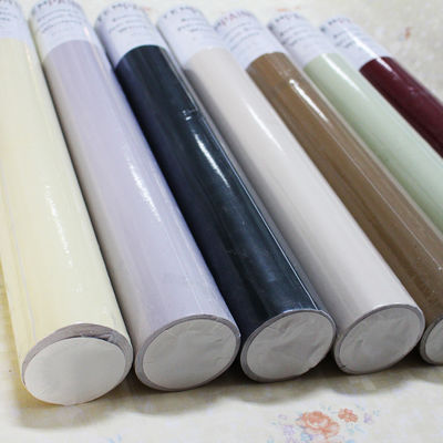 Verscheidene kleuren 122cm*50m zelfklevend PVC behang schil en plak wandbekleding