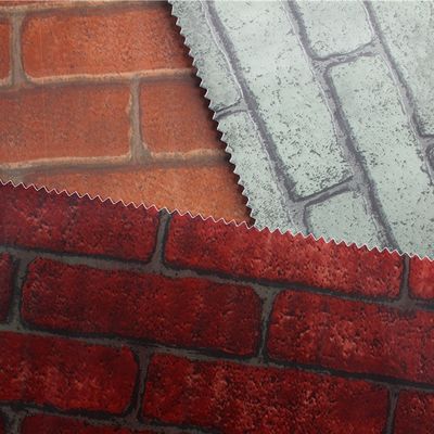 quality Brick Design Bedroom PVC Behang Peel And Stick PVC Film 0.1mm-0.15mm factory
