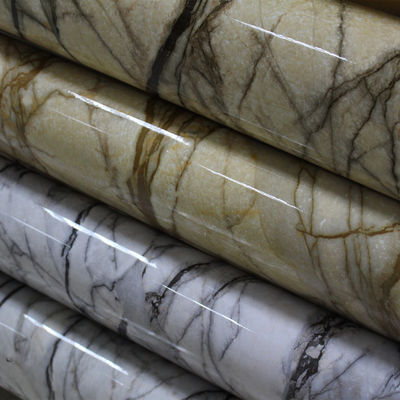Decoratieve marmer PVC-film Marmer textuur Wandkast Meubels Sticker